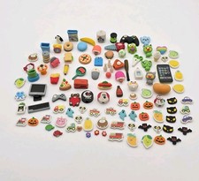 Over 100 Novelty  Fun Shaped Erasers Plane Helicopter Food Desserts  More