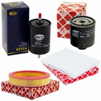 Filter Set Kraftstoff- ÖL- Luft- Innenraum- FüR Skoda Octavia I 1.6 55 KW 75 PS