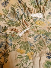 Heavy Lined Quality Jacobean Tapestry Style Curtains Long Drape Pleat Door Floor