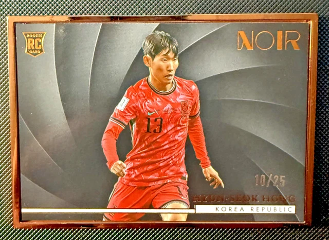 2024-25 Panini Noir - Hyun-Seok Hong - Korea Republic -  #137 Bronze Frame 10/25