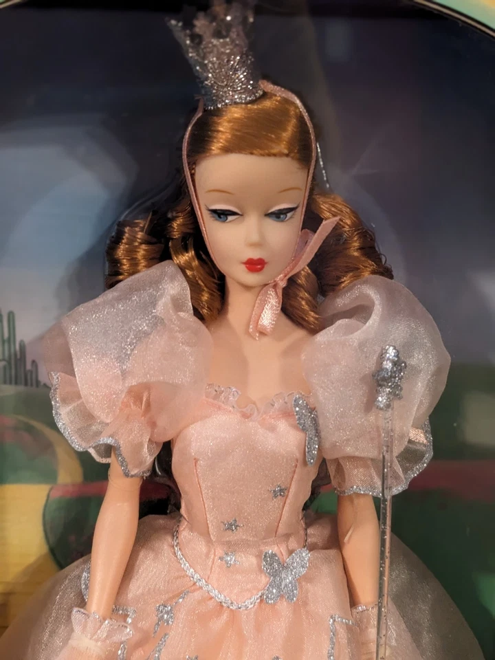 Barbie coleccionable The Wizard of Oz-Glinda “The Good Witch” Pink Label 2010 nueva en caja Foto 2 de 4