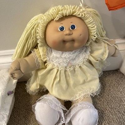 Schöne Vintage Cabbage Patch Kid Puppe honigblonde Haare HM8 ok Fabrik 