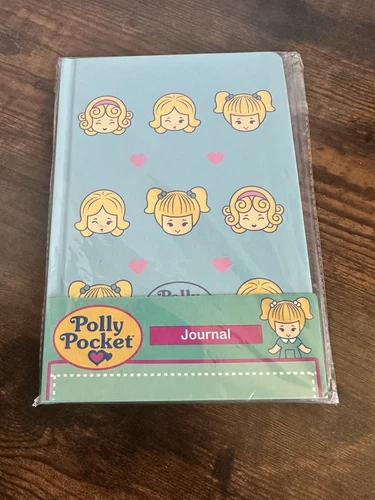 Mattel 2018 Seven20 Polly Pocket Light Blue Journal 8 1/4" x 5 5/8"