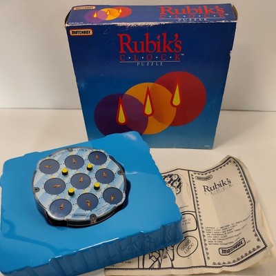 Vintage Matchbox Rubik's Clock Puzzlespiel - originalverpackt