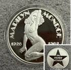 Marilyn Monroe The Silver Stars 1 oz .999 Fine Silver Art Round 1926 - 1962