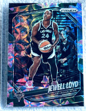 2025 WNBA Prizm Lotus Flower 🪷 SSP 1/3 Bookend JEWELL LOYD #57 Aces FOTL 🔥