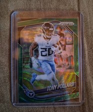 2025 Panini Prizm - Tony Pollard #232 Green Wave Prizm
