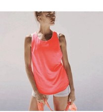 Free People / FP Movement Exhale Tank Racerback Neon Orange Large New BO1326 27
