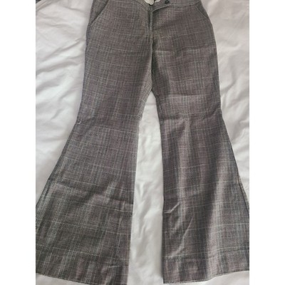 Vtg The Limited Plaid Flare Pants Women Size 6 Multicolor Office Casual