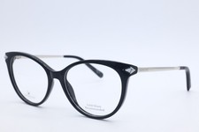 Swarovski SK5312 001 Black Plastic Round Women's Cat Eyeglasses Frame 51-16-140