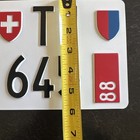 1988 SWITZERLAND MOTORCYCLE License Plate Export Ticino Italian Canton 645🇨🇭 — photo 5