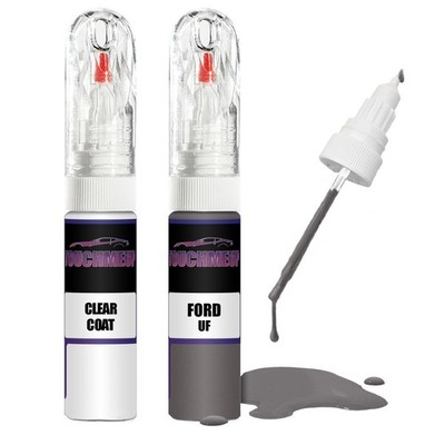 Lackstift für FORD CHROMA QUARTZ UF + Klarlack Pinsel Kratzer Fix Kit