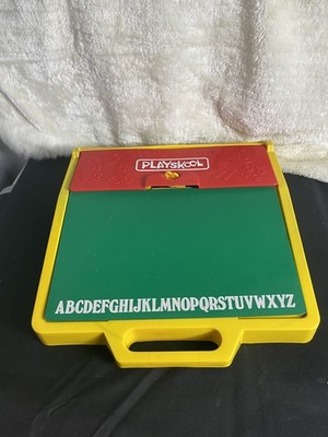Vintage play Sokool Desk with Magnetic Letters And Numbers