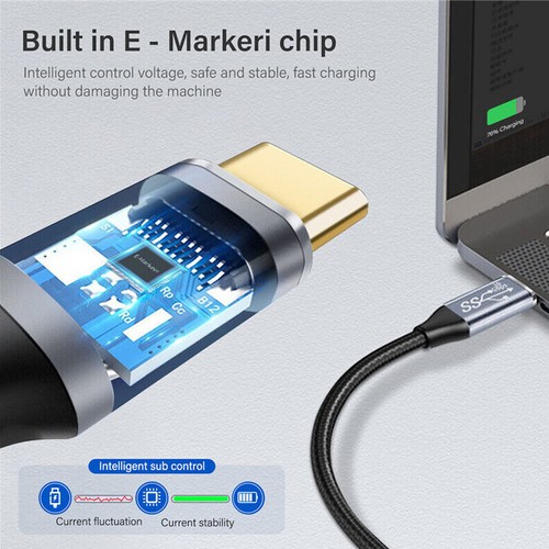 Pd 100W Usb-C 3.1 Tipo C Cavo Dati Ricarica Rapida per Samsung S22 S21 S20 Ult ▼ - Zdjęcie 6 z 13