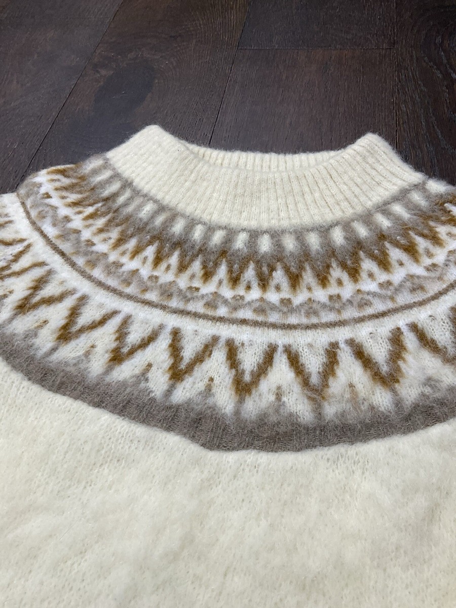 Vintage Penneys Towncraft 60s 70s Mohair Wool Sweater Sz XS