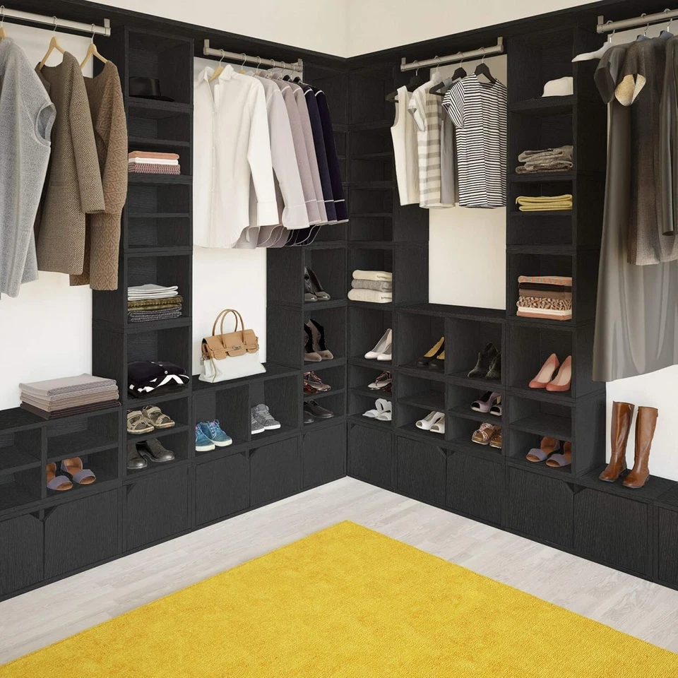 Way Basics Eco Stackable Connect Rectangle Shelf Organizer (Tool-Free Assembly) - Image 4 of 4