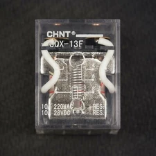 NEW 8 Pin Blade Square Base 120VAC Relay DPDT General Purpose Plug In Ice Cube