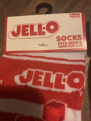 NEW Odd Sox Pop Tarts Purple & Red Jello Crazy Funny Novelty Crew Socks Set Of 2 - 第 6/6 張圖片