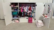 Our Generation for American Girl Wardrobe Closet FILLED with over 125 Items 