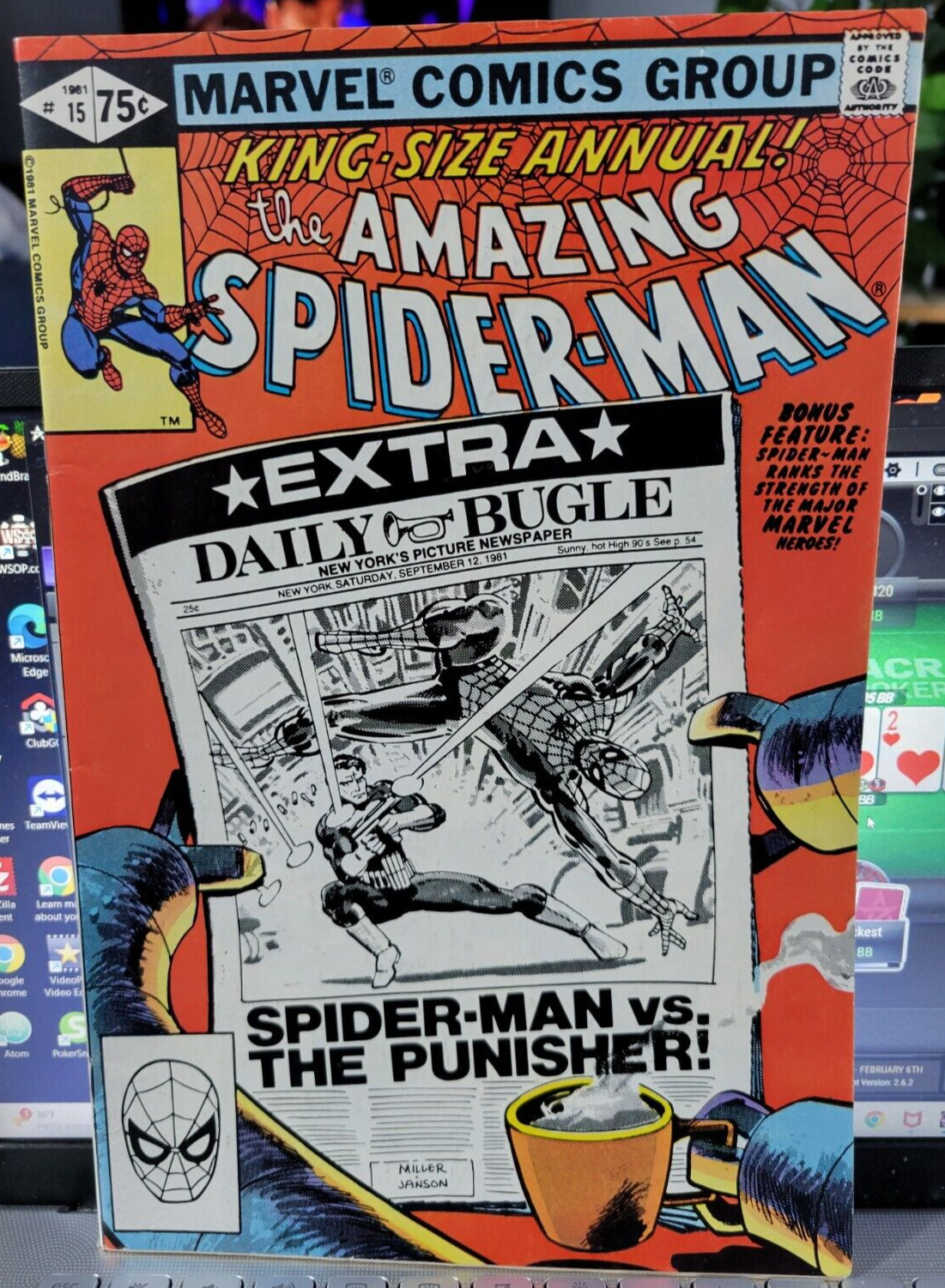 The Amazing Spider-Man King-Size Annual 1981 #15 Miller Punisher Doc Oct