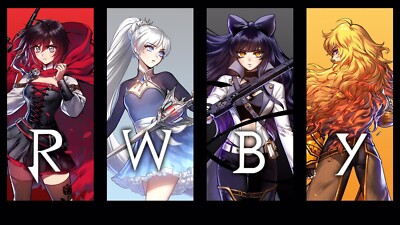 RWBY Poster Female Character Illustration
