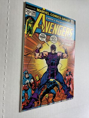 Avengers 109 F+ 1973 Marvel Comics Hawkeye | eBay