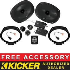 KICKER CSS694 6X9" OEM SPEAKER REPLACEMENT FULL KIT FOR CHEVROLET CAMARO 16-24
