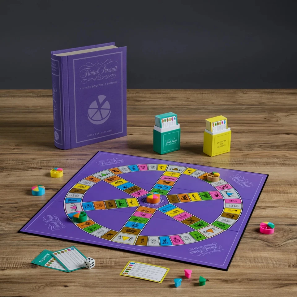 WS Game Company - Vintage Bookshelf Board Game - Trivial Pursuit Edition - Image 3 of 4