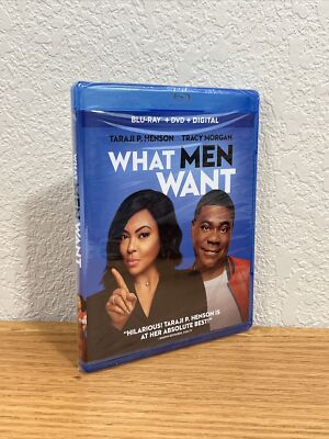 What Men Want (Blu-Ray/DVD/Digital, 2019) Taraji P. Henson Tracy Morgan SEALED!
