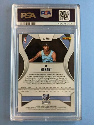 Panini Prizm JA MORANT RC ルーキーカード #249 1_2_87