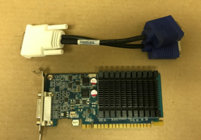 Dell Optiplex 960 980 990 SFF Low-Profile Dual VGA Monitors Video