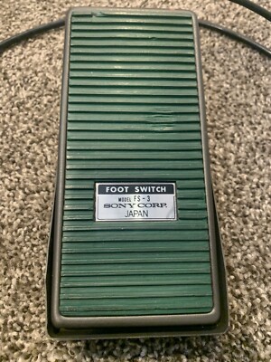 Vintage Sony Corp Japan Model FS-3 Foot Switch Untested | eBay