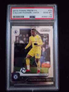 2019 CALLUM HUDSON-ODOI *** PSA 10 *** PANINI PRIZM P/L #29