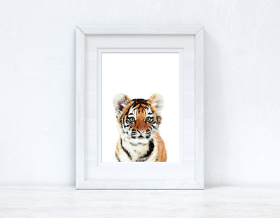 Baby Tiger Wildtier Unisex Kinderzimmer Kinderzimmer Wanddeko Druck