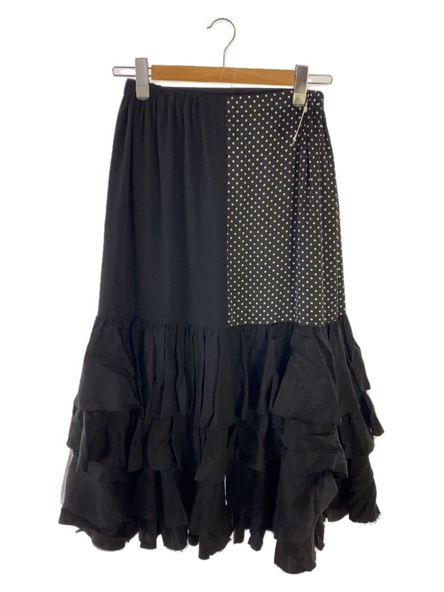 COMME des GARCONS long skirt docking polka dot flower COMME des GARCONS long skirt docking polka dot flower