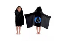 Star Wars Darth Vader Black Helmet Hooded Bath Towel for Kids 23" x 51"