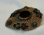 Filigree Dress Clip W/black Beads Faux Pearls  — photo 5