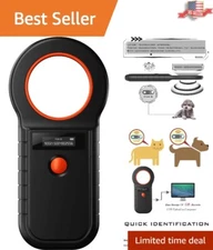 Upgraded Portable Microchip Scanner with Longer Range and Easy Data Transfer