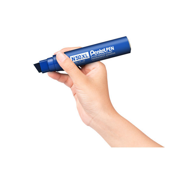 Pentel N50XL Marker Chisel Tip Blue (Pack Of 6) N50XL-C - View #6