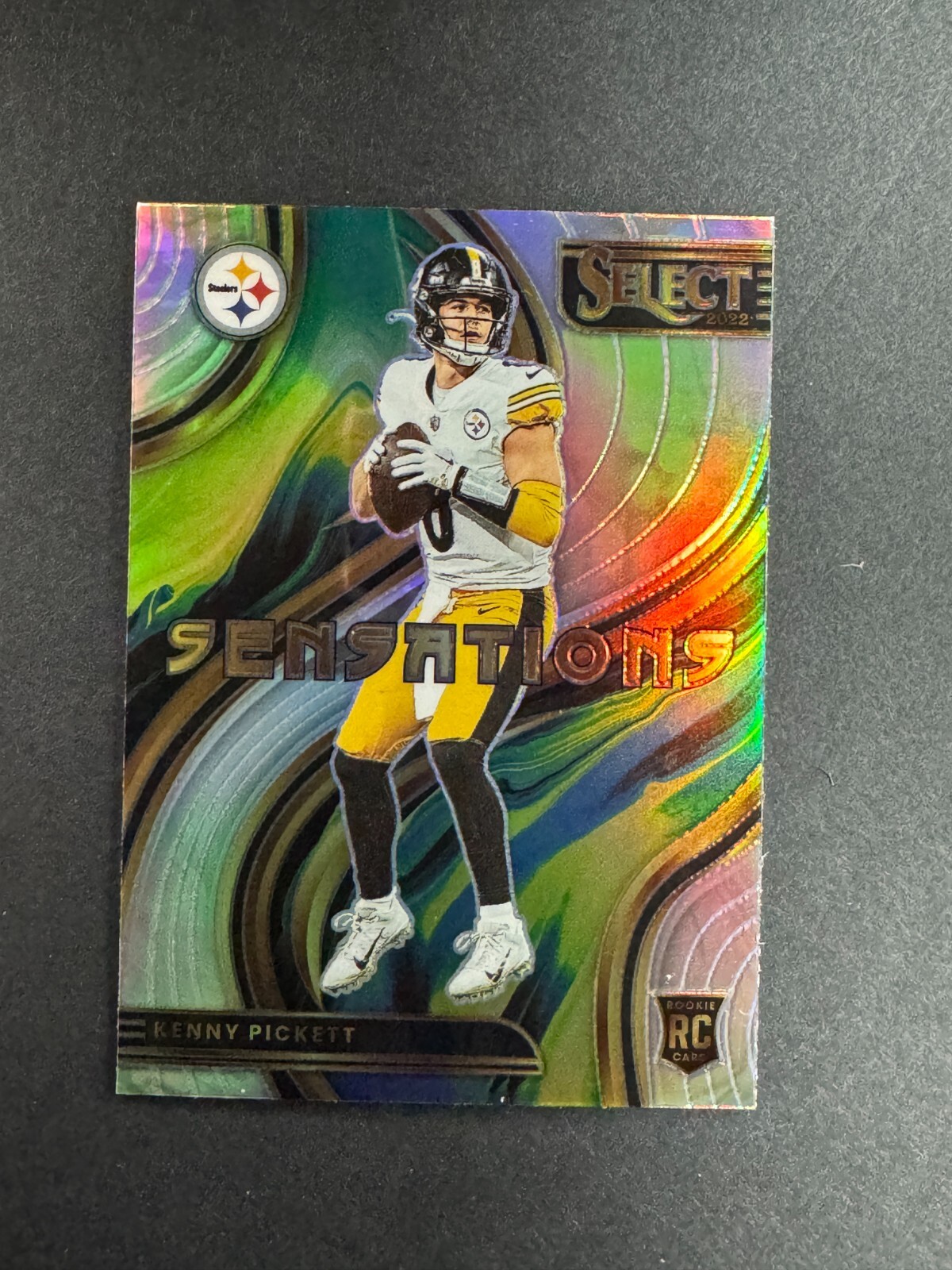 Kenny Pickett 2022 Panini Select Sensations Silver Rookie #SEN-20 Steelers