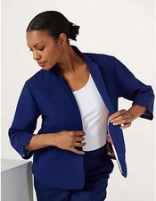 Qvc Ben De Lisi 3/4 Sleeve Swing Blazer Navy Size 20 Rrp £ 75 Bnwt