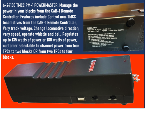 LIONEL TRAINMASTER GROUP W/2 CAB 1 RMTS 1 COMD BSE, PM1 PWR MSTR & PM1 PWR CABL - Picture 4 of 6