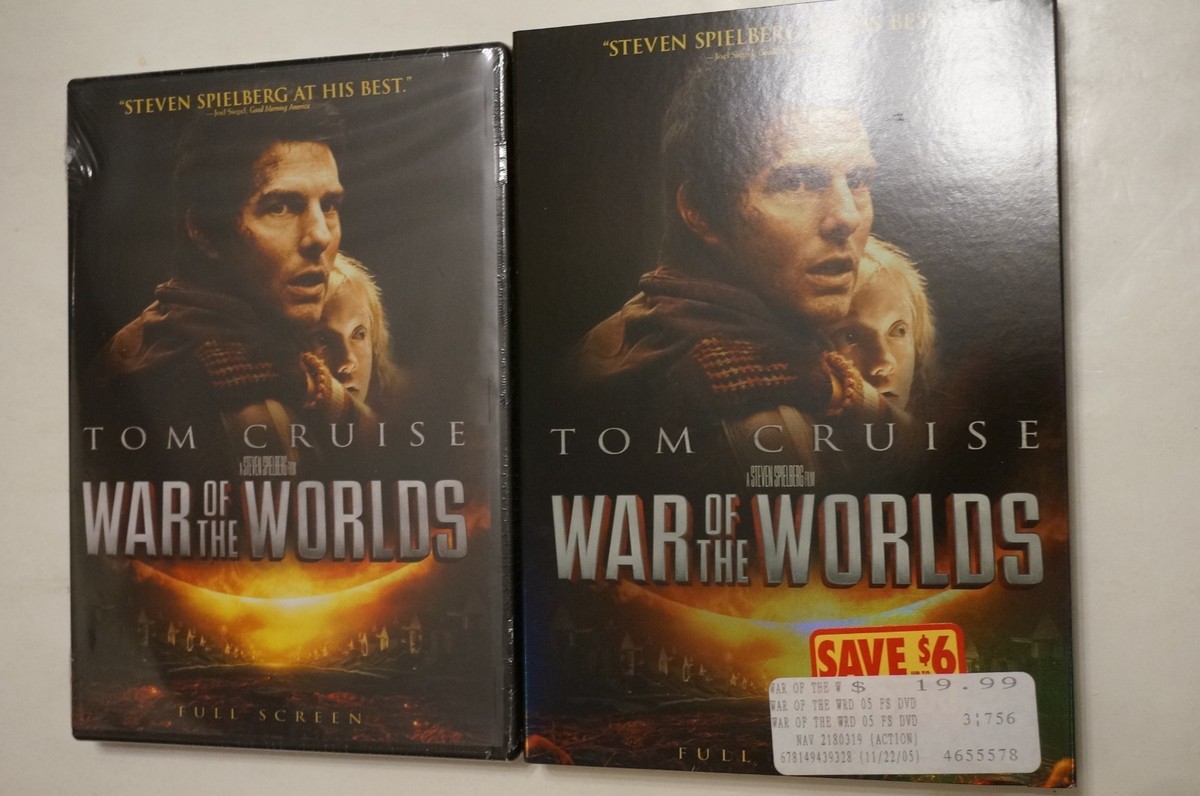 WAR OF THE WORLDS DVD Tom Cruise Dakota Fanning Tim Robbins