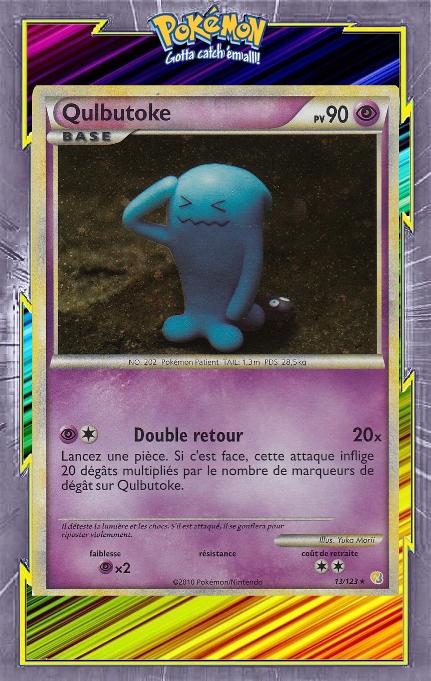 Qulbutoke Holo - HS01:HeartGold SoulSilver -13/123-Carte Pokemon Française