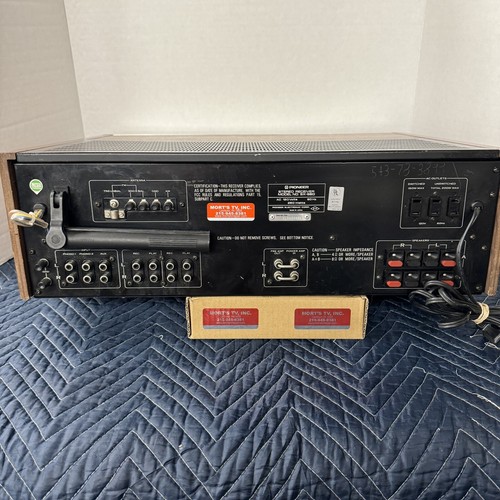 PIONEER SX-980 VINTAGE AM/FM STEREO RECEIVER - SERVICED - CLEANED - TESTED - Picture 9 of 12