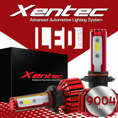 XENTEC LED HID Headlight Conversion kit 9004 HB1 6000K for 1989-1991 GMC Tracker