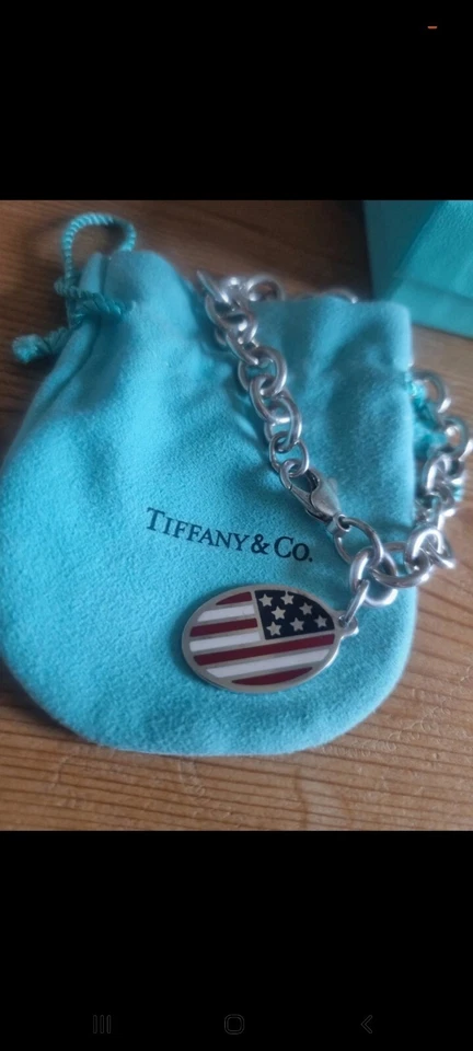 Limited Edition 9/11  Commemorative Sterling Silver Bracelet By Tiffany & Co - Image 2 of 4