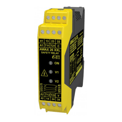 COMITRONIC-BTI AWAX26XXL Electromechanical Safety Module, Relay - Self Check Box