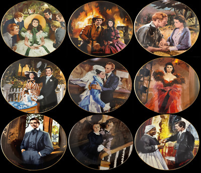 Gone with the Wind Golden Anniversary Plate By Howard Rogers - W.L. George China