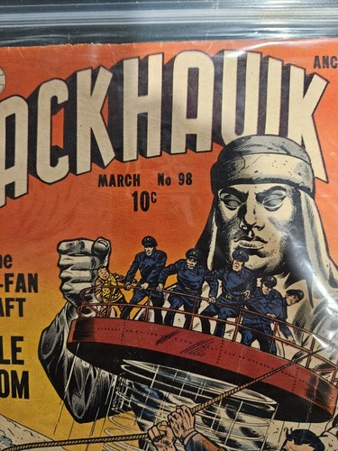 Blackhawk #98 1956 DC Comic Book Silver Age Dick Dillin Al Grenet VG